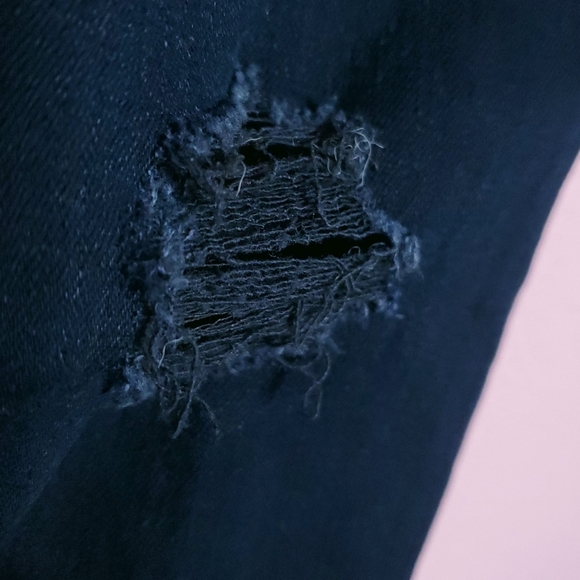 J Brand The Skinny Leg Jeans In Blacklash Distressed - Picture 9 of 16